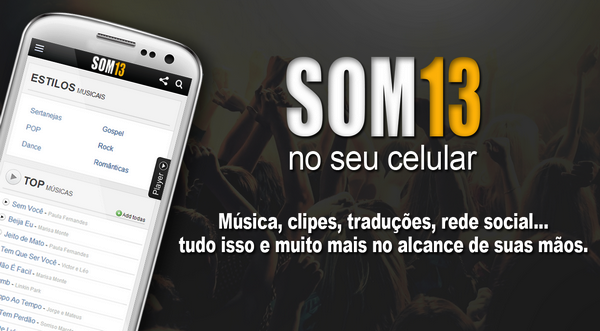 aplicativo android som13 ouvir musicas gratis celular