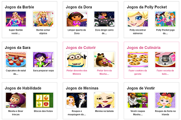 Jogos Online - Jogos de Meninas